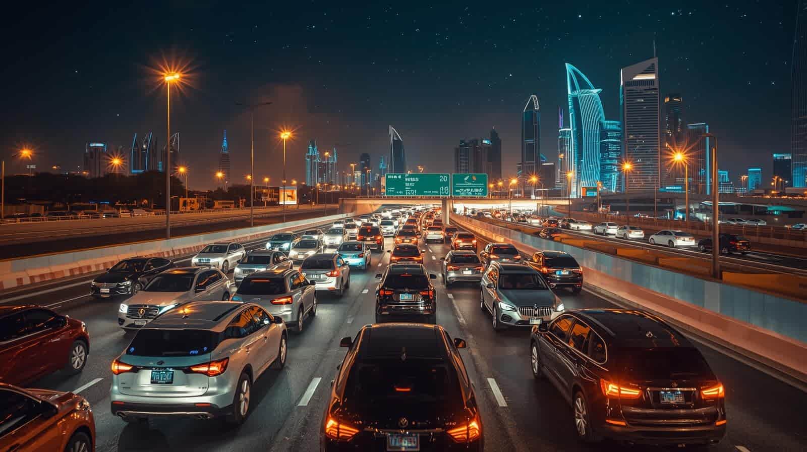 How to Deal with Heavy Traffic During Peak Hours in Dubai